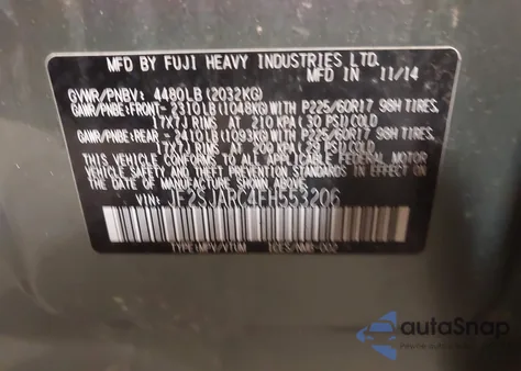 2015 Subaru Forester 2.5I Limited z USA, uszkodzony, nr VIN JF2SJARC4FH553206